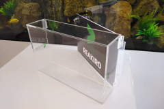We Do Pro Displays - Acrylic Display Box With Cam Lock - Branded on Back Door - 1