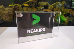 We Do Pro Displays - Acrylic Display Box With Cam Lock - Branded on Back Door - 2